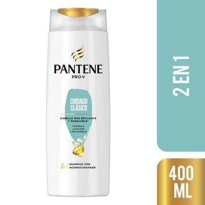 Shampoo Pantene 2en1 Cuidado Cl&aacute;sico - Frasco 400 ML