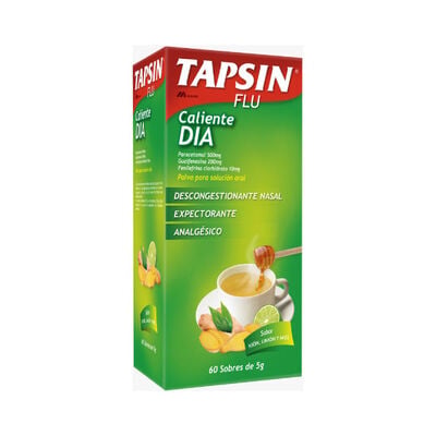 Tapsin Flu Ki&oacute;n caliente d&iacute;a - Caja 60UN
