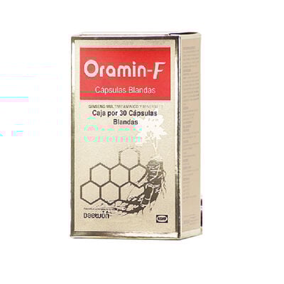 Oramin F Capsulas Blandas - Caja 30 UN