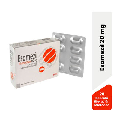 Esomezil 20 Mg C&aacute;psula de Liberaci&oacute;n Retardada - Caja 28 UN