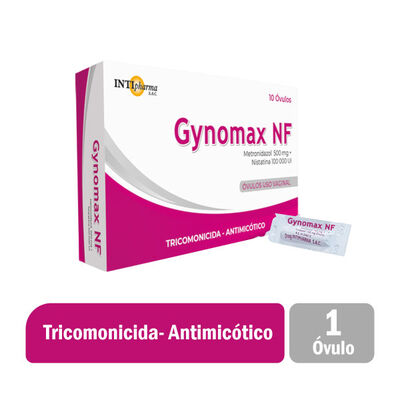 Gynomax NF 500 mg + 100 000 UI &Oacute;vulos - 1 UN