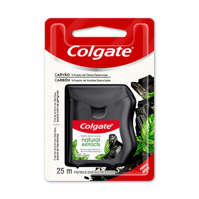 Colgate Hilo Dental Carb&oacute;n - Caja 25 M
