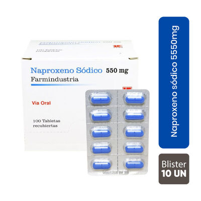 Naproxeno 550 Mg Tabletas - Bl&iacute;ster 10 UN