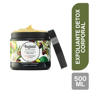 Veganis Exfoliante Limpieza Extrema Palta - Frasco 500 ML