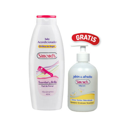 Acondicionador Simonds Brillitos Arg&aacute;n - Frasco 400 ML