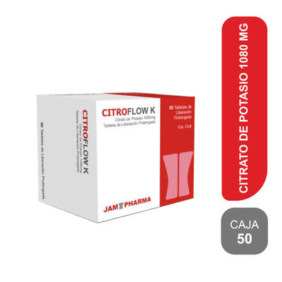 Citroflow K 1080 Mg C&aacute;psula Liberaci&oacute;n Prolongada - Caja 50 UN