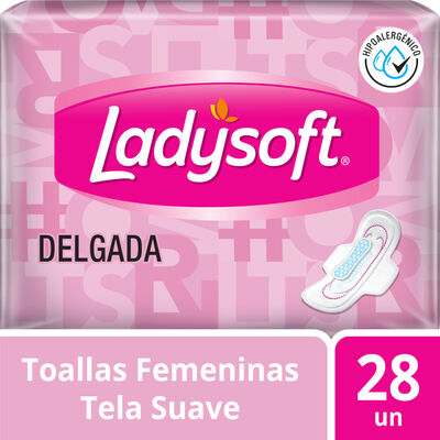Toalla Higi&eacute;nica Ladysoft Delgada - Bolsa 28 UN