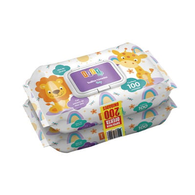 Toallitas H&uacute;medas Izzy Soft - Pack 200 UN