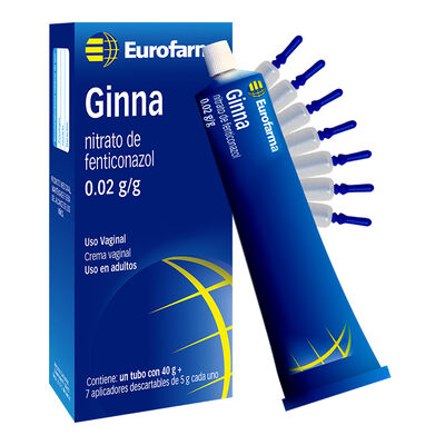 Ginna Crema Vaginal 40Gr + 7 Aplicadores - Caja 1 UN