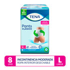 Tena Pants Cl&aacute;sico Talla L - Bolsa 8 UN, , large image number null
