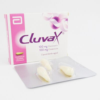 Cluvax 100Mg/100Mg  - Caja 3 UN