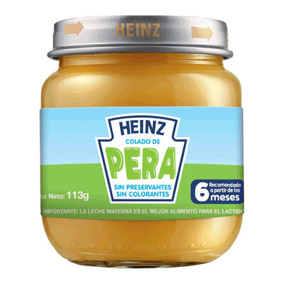 Heinz Colado Sabor Pera - Pote 113 G