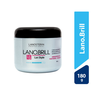 Crema Para Peinar Lanstyle Lano.Brill - Frasco 180 Gr