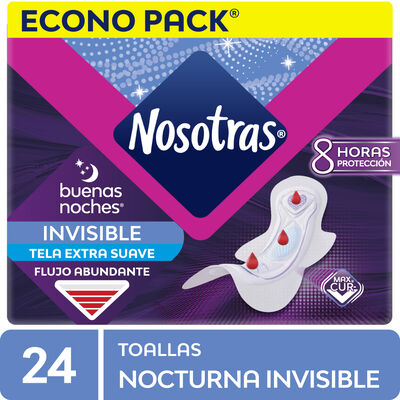 Nosotras Buenas Noches Invisible Tela - Bolsa 24 UN