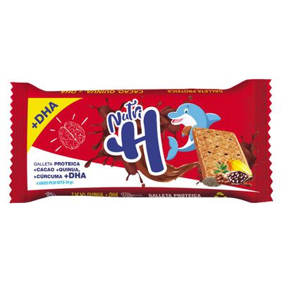 Galleta Proteica Nutri H + DHA - Unidad 1 UN
