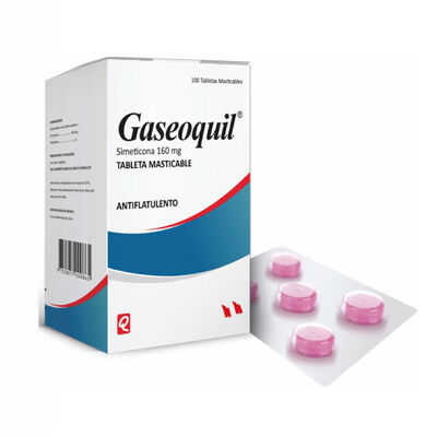Gaseoquil 160 Mg Tableta Masticable  - Blister 5 UN
