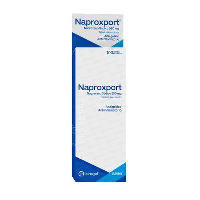 Naproxport 550 Mg Tableta - Caja 100 UN