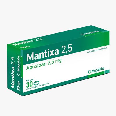 Mantixa 2.5 Comprimido recubierto - Caja 30 UN