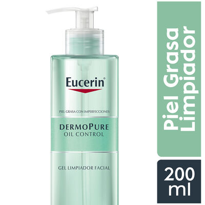 Eucerin Dermopure Gel Limpiador Facial - Frasco 200 ML