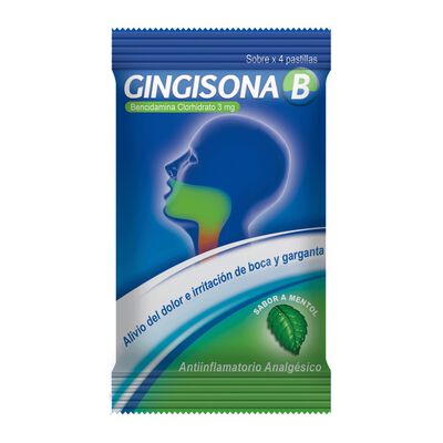 Gingisona B Pastilla Masticables  - Sobre 4 UN