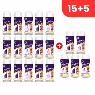 Pack 20 Pediasure L&iacute;quido Sabor Vainilla - Frasco 220 ML