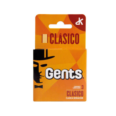 Preservativo Gents Cl&aacute;sico - Caja 3 UN