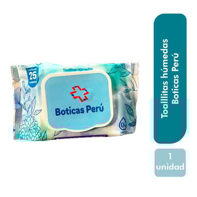 BP Toallitas H&uacute;medas - Bolsa 25 UN