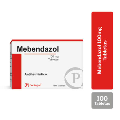 Mebendazol 100 Mg Tableta - Caja 100 UN