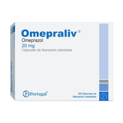 Omepraliv 20 Mg C&aacute;psula - Caja 28 UN