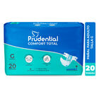 Pa&ntilde;al Prudential Confort Total Talla G - Bolsa 20 UN, , large image number null