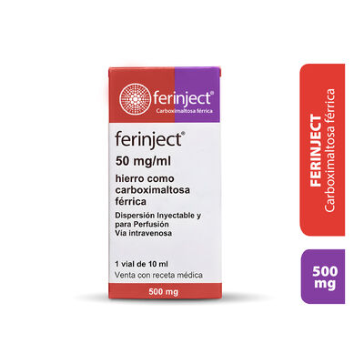 Ferinject Carboximaltosa f&eacute;rrica  - Solucci&oacute;n Inyectable 10 Ml