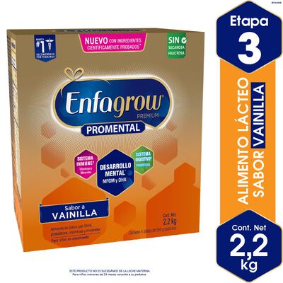 Enfagrow Premium DHA Sabor Vainilla - Caja 2.2 KG