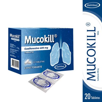 Mucokill 400 Mg Tableta - Caja 20 UN