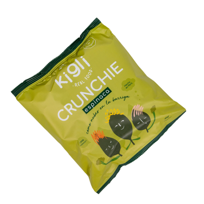 Kigli Crunchie de Espinaca - Bolsa 40 G