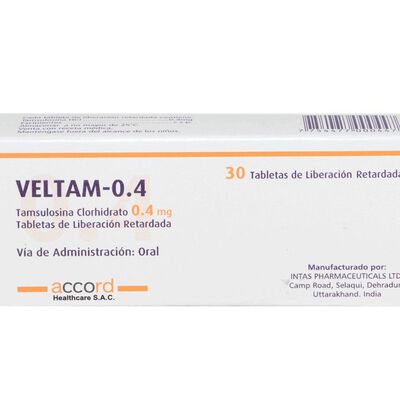 Veltam 0.4 Mg Tabletas - Caja 30 UN