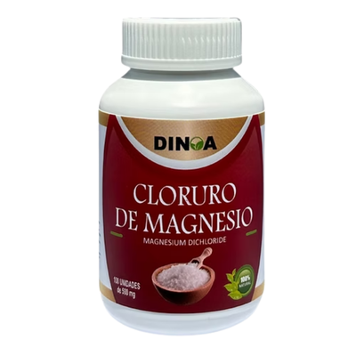 Cloruro de Magnesio 500Mg C&aacute;psulas - Frasco 100 UN
