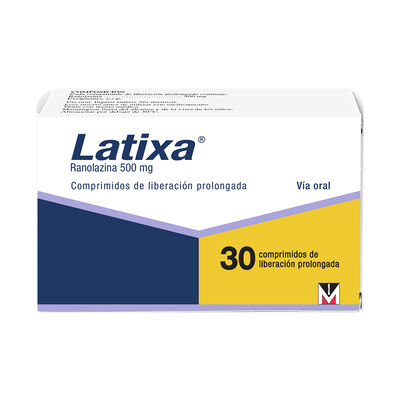 Latixa 500 mg  - Caja 30 comprimidos con liberaci&oacute;n prolongada