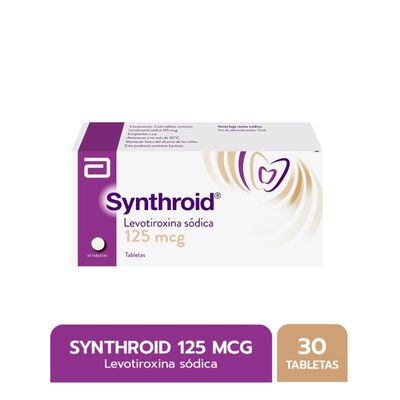 Synthroid 125 Mcg Tabletas - Caja 30 UN