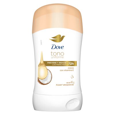 Desodorante en Barra Dove Tono Coco - Frasco 45 G