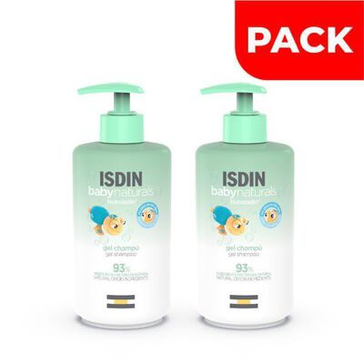 D&uacute;o Pack Isdin Baby Naturals Gel Shampoo - Frasco 400 ML