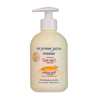 Simonds Mi Primer Jab&oacute;n Micelar Avena Soft - Frasco 340 ML