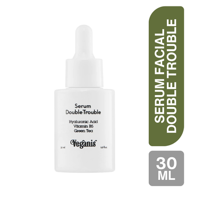 Veganis Serum Facial Double Trouble - Frasco 30 ML