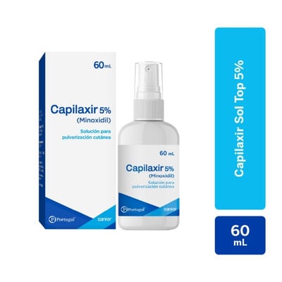Capilaxir 5% Loci&oacute;n Capilar - Frasco 60 ML