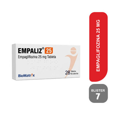 Empaliz 25 Mg - Blister 7 tabletas recubiertas