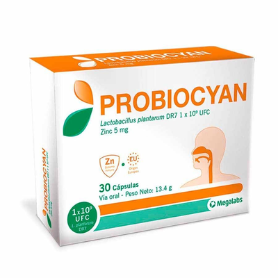 Probiocyan C&aacute;psulas - Caja 30 UN