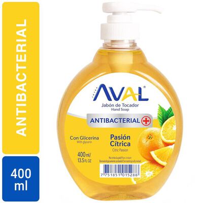 Jab&oacute;n L&iacute;quido Aval Antibacterial M&aacute;gica Vainilla - Frasco 400 ML
