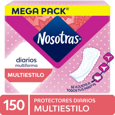 Nosotras Protectores Diarios Multiestilo - Caja 150 UN
