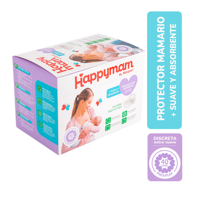 Protector Mamario Happymam - Caja 40 UN