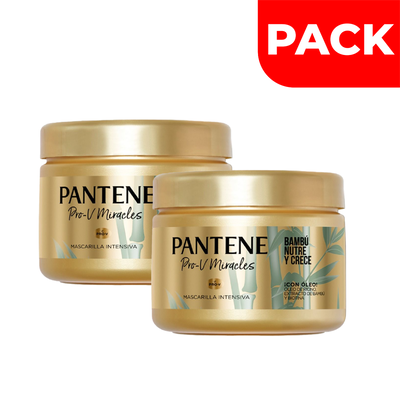 Pack Pantene Mascarilla Bamb&uacute; - Frasco 300 ML