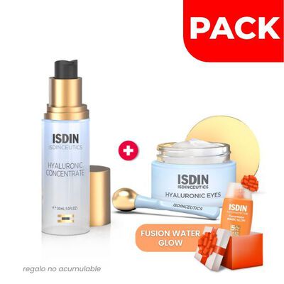 Isdin Isdinceutics Hyaluronic Eyes 15 G & Concentrate S&eacute;rum 30 ML - Pack 2 UN